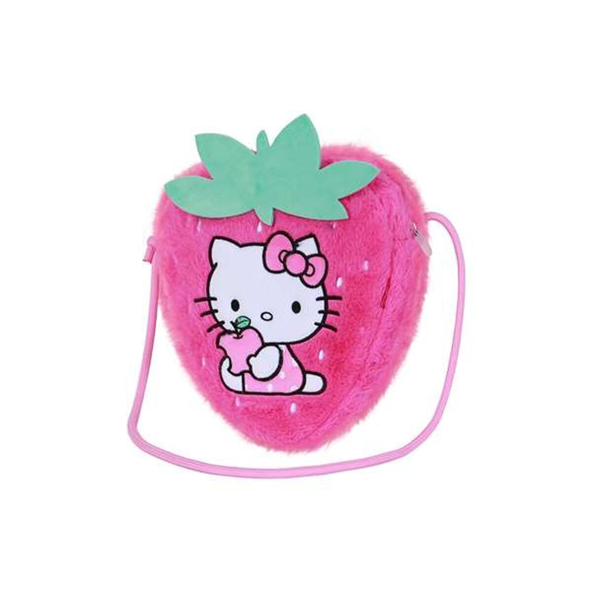 Axelväska Hello Kitty, rosa, i polyester