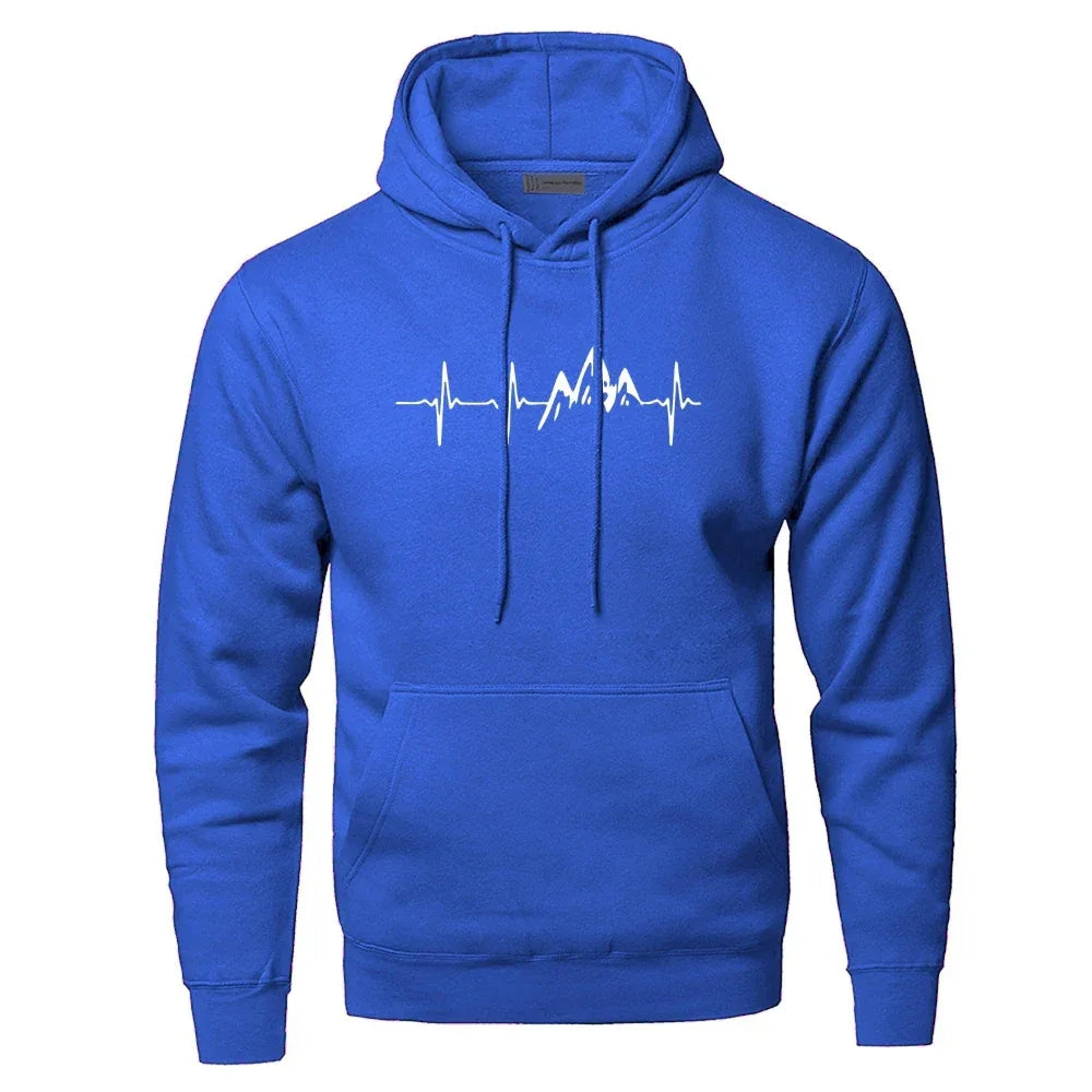 Men's Warm Comfortable Polyester Hoodie