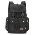 Men And Women Breathable Large Capacity Multiple Pockets Canvas Backpack For Travelling Camping & Hiking