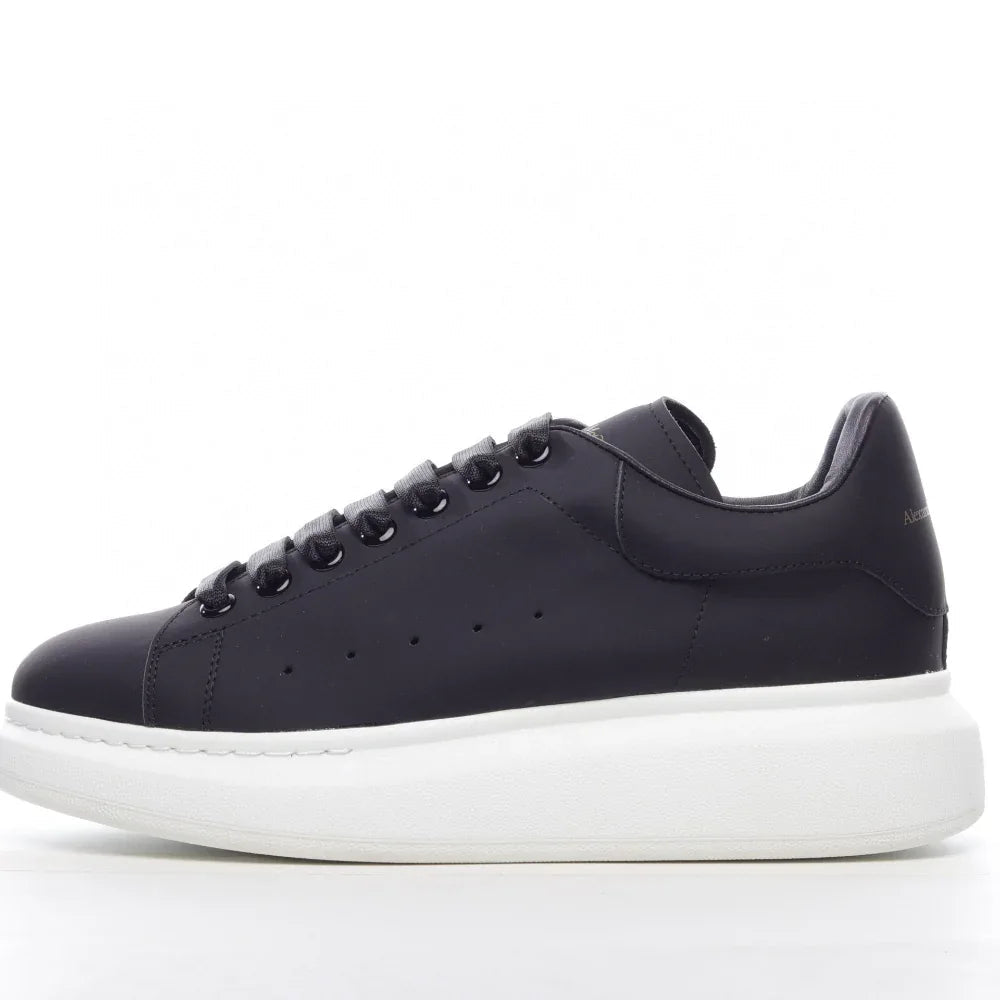 Multicolor Thick-Soled Leather Coated Elegant Gradient Shoes Men's And Women's Unisex Sneakers