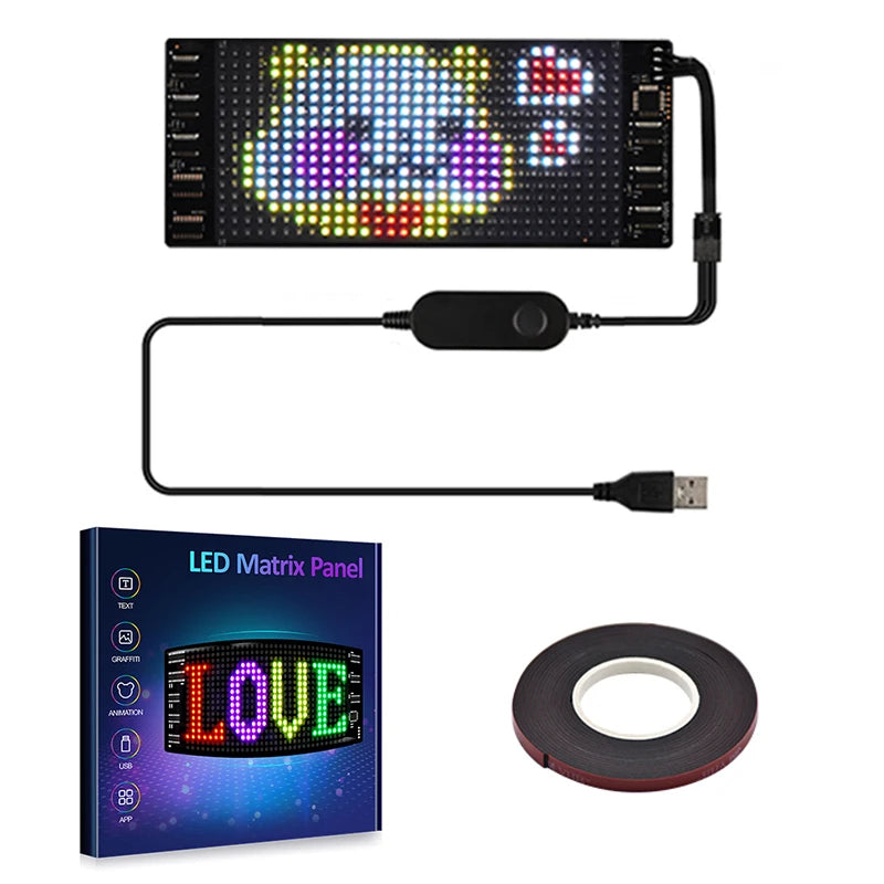 Flexibles LED-Panel für Autos