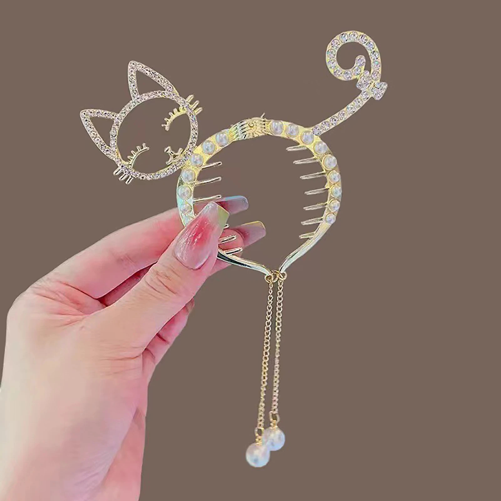 Decorative Hinged Ponytail Hair Clips