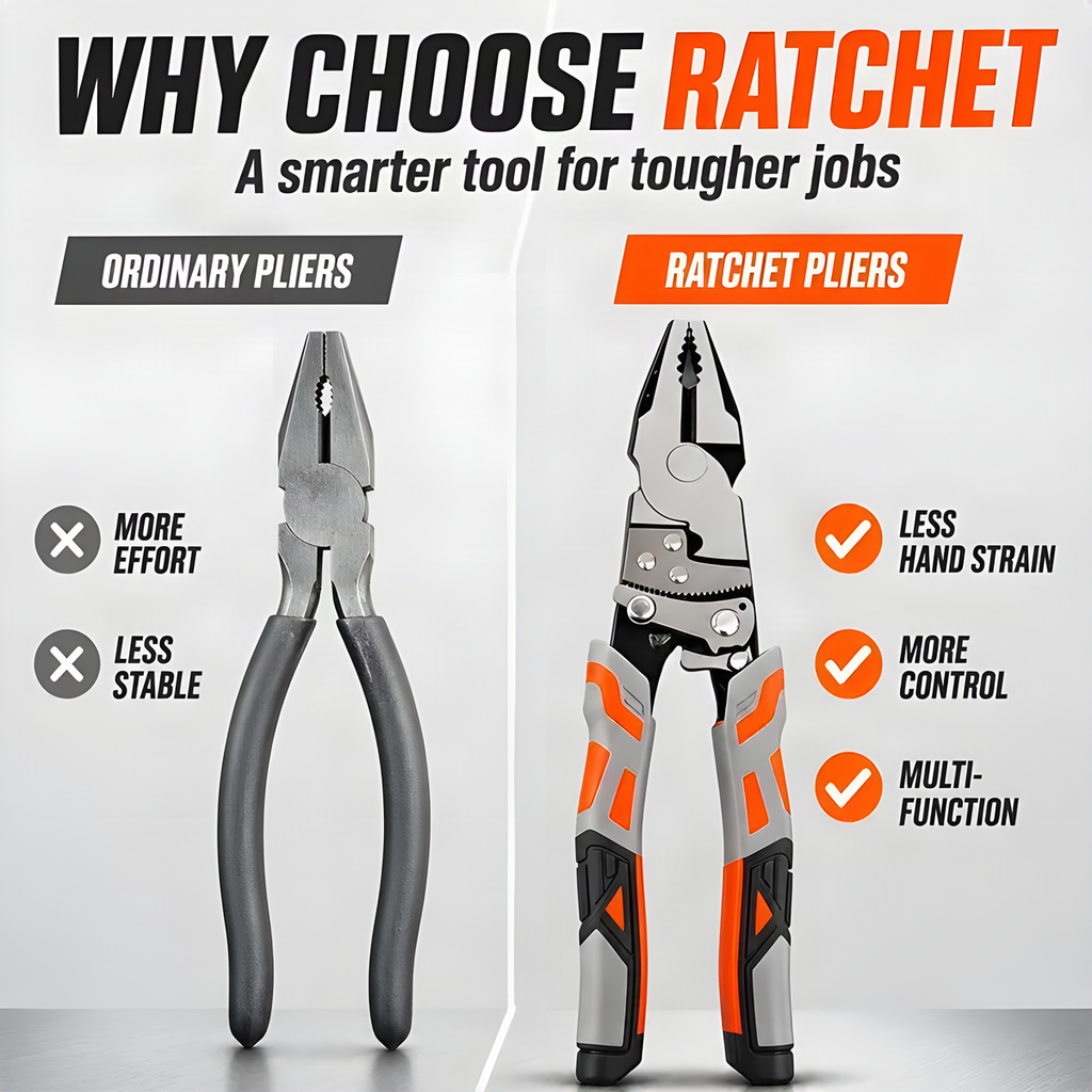 4-in-1 Ratchet Locking Pliers