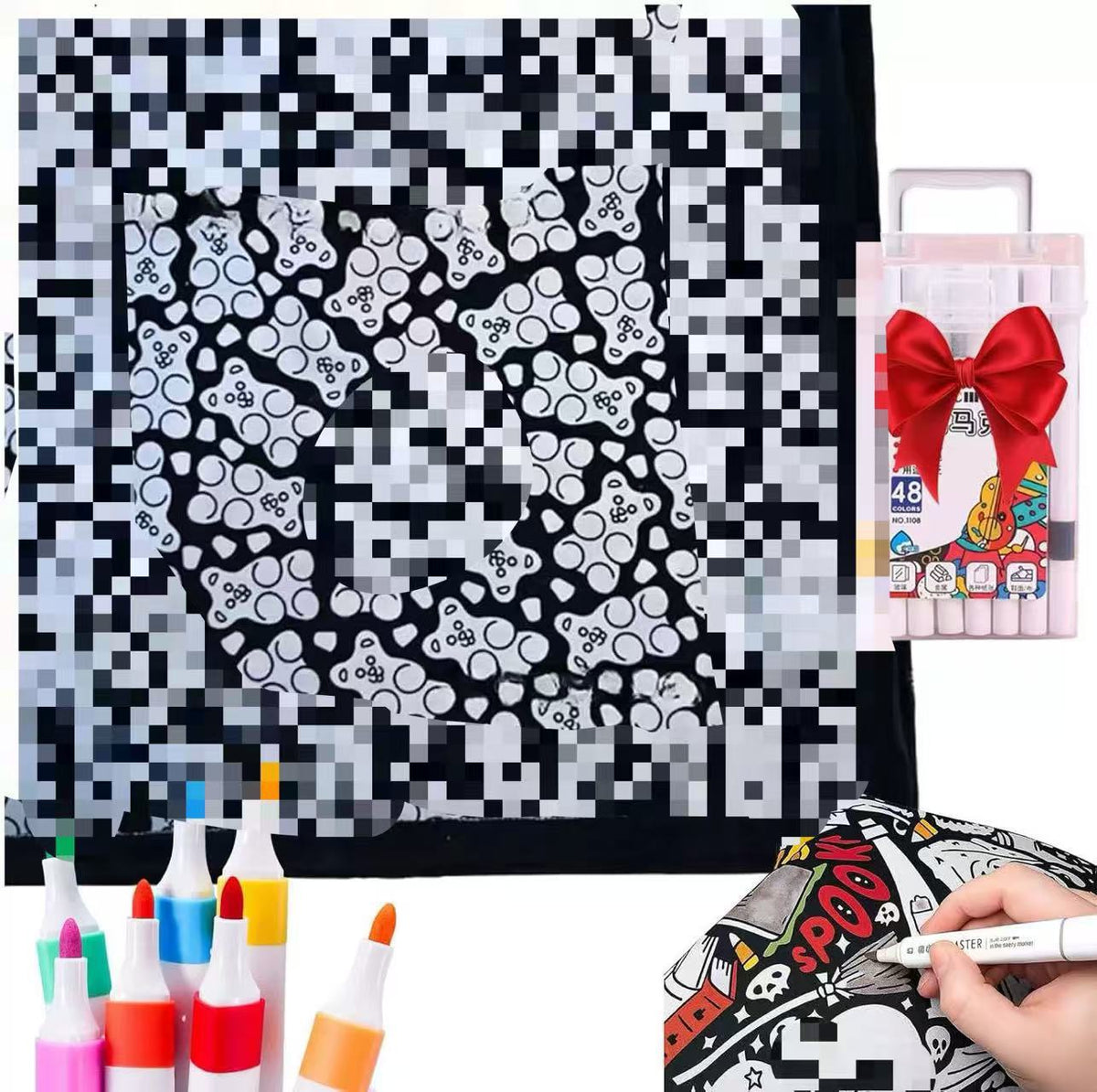 DIY Coloring Blanket
