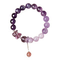 Women's Nine Purple Fire Amethyst Bracelet