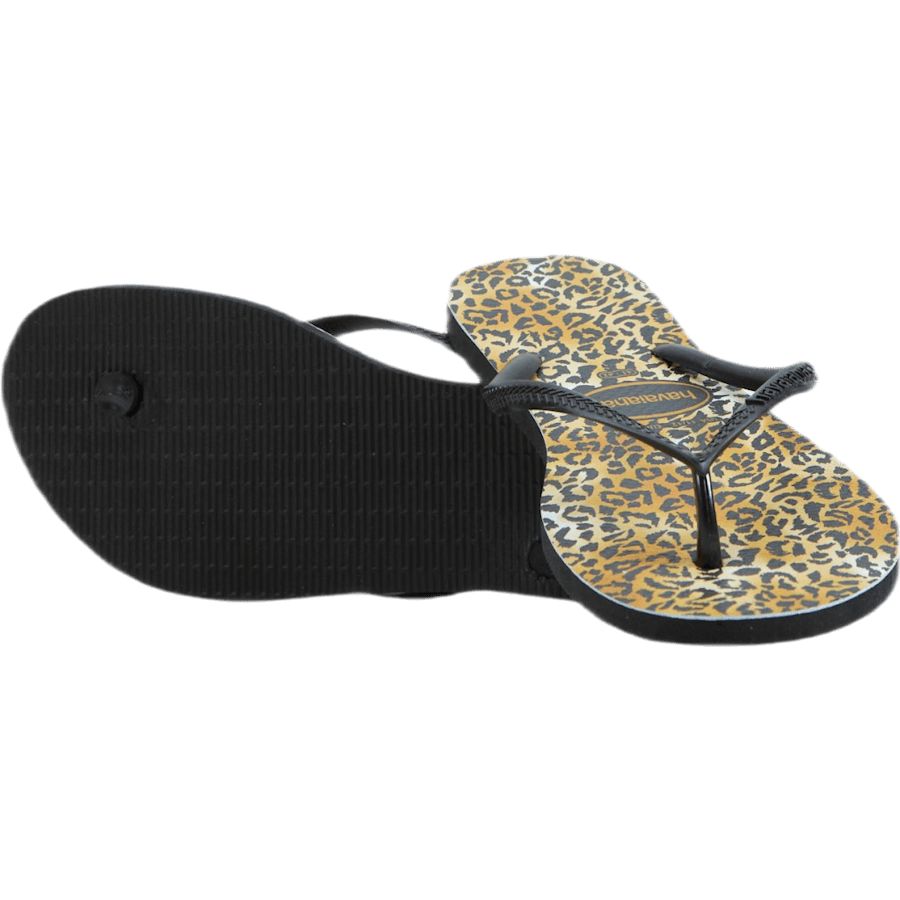 Slim Leopard Beige/Black