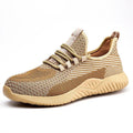Men's Summer Flying Weaving Labor Protection Shoes