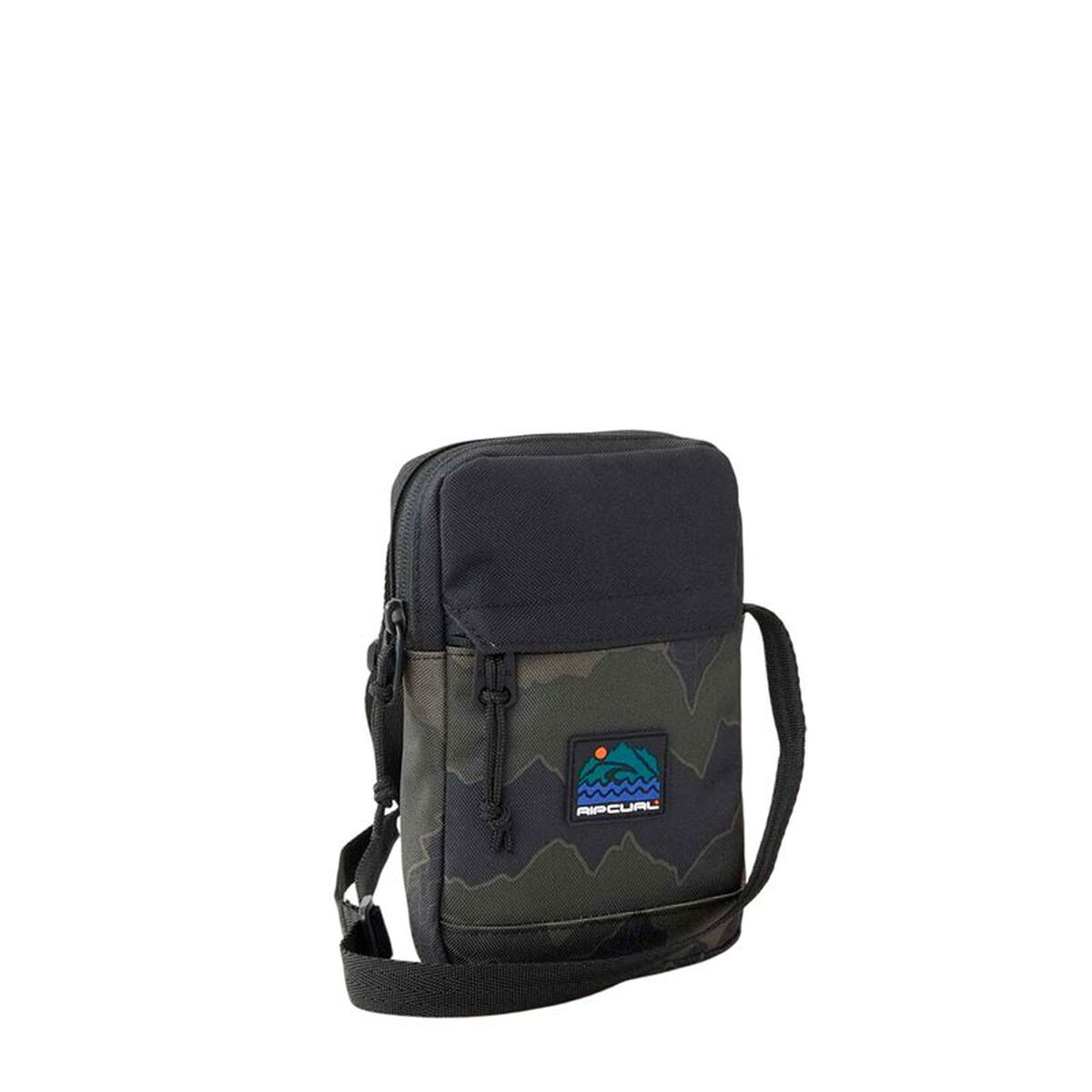 Axelväska Rip Curl Slim Pouch Search Camo, svart, kompakt