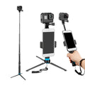 Teleskopstativ - GoPro-Halterung mit Mobilhalterung - Aluminium 200-900 mm