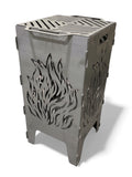 Eldkorg - XL inkl. Grillgaller (40x40x76cm)