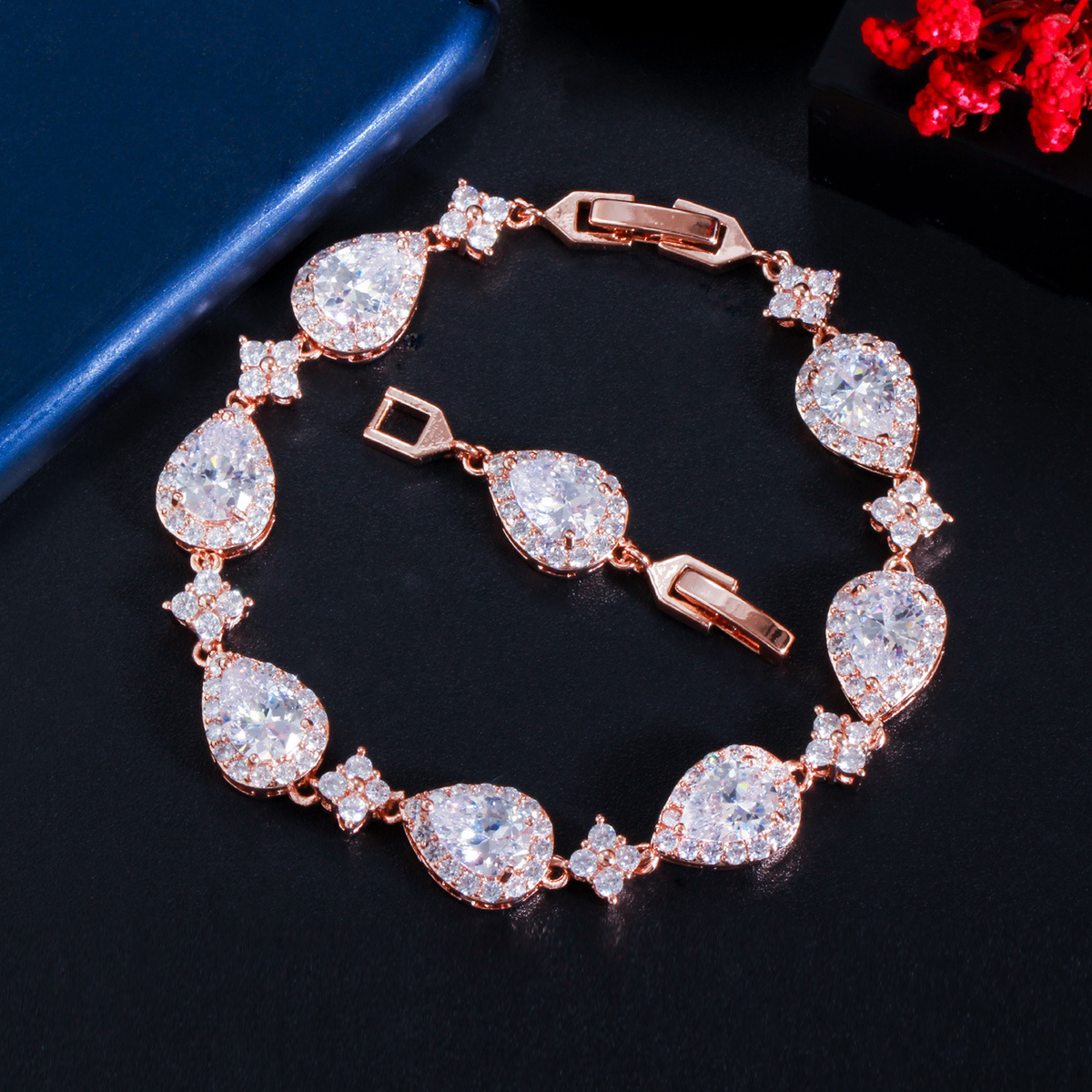 Teardrop Crystal Bracelet