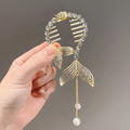 Decorative Hinged Ponytail Hair Clips