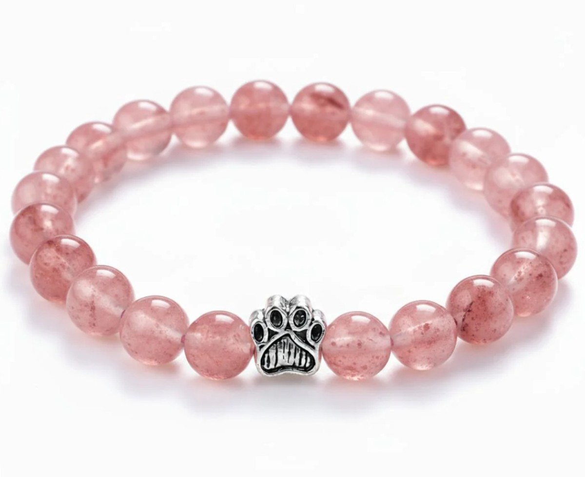Dog Paw Bead Bracelet
