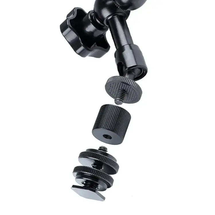 Magic Arm Dubbel 360° Kulled + Klämma - 11" - Aluminium - Kit