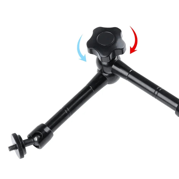 Magic Arm Dubbel 360° Kulled + Klämma - 11" - Aluminium - Kit