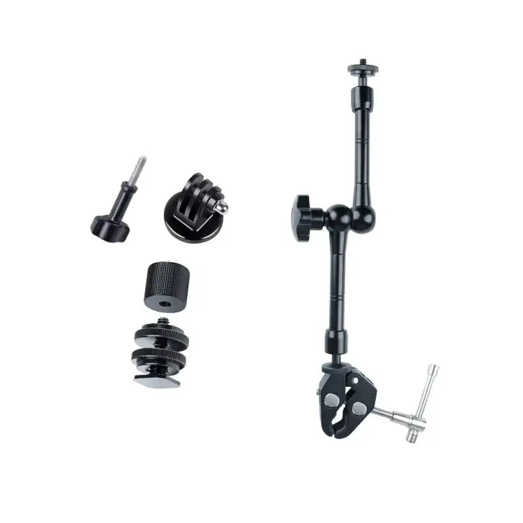 Magic Arm Dubbel 360° Kulled + Klämma - 11" - Aluminium - Kit