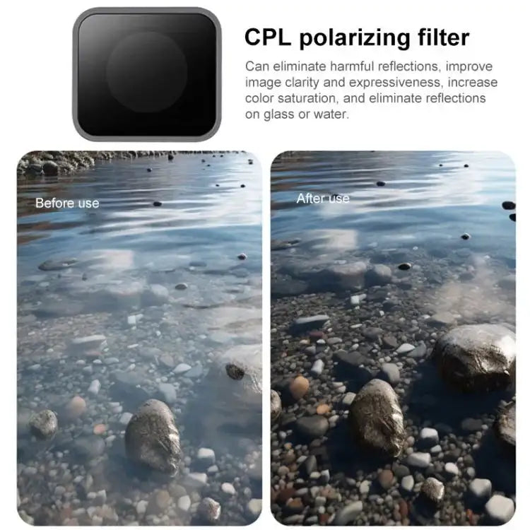 GoPro HERO7/6/5 CPL Skyddsfilter