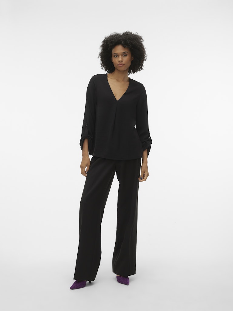 KAS LS V-NECK TOP