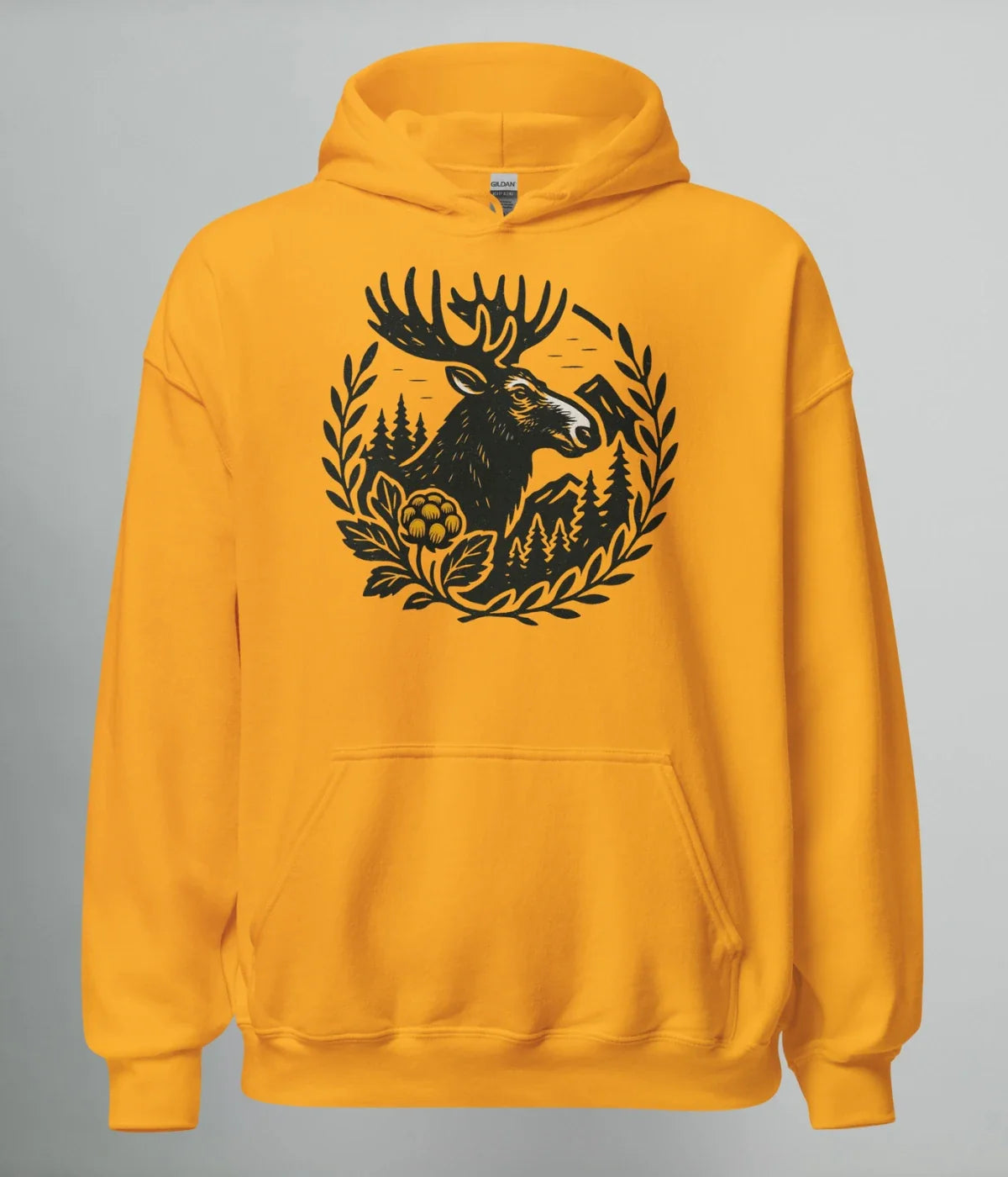 HOODIE NORRLANDS ÄLG & HJORTRON