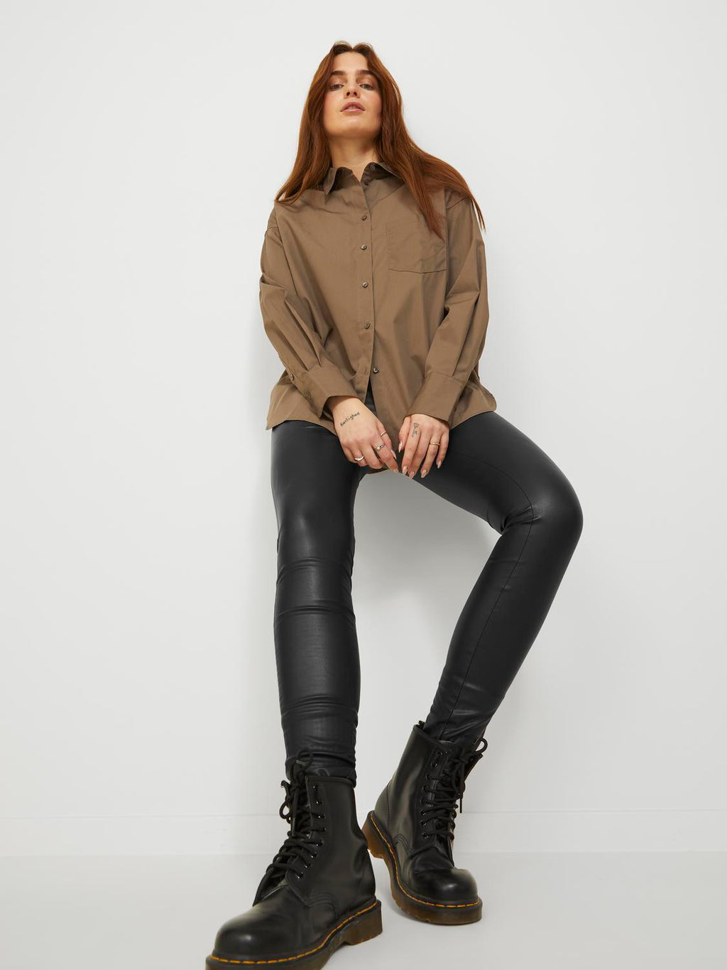 MEGAN LEGGINGS AUS KUNSTLEDER