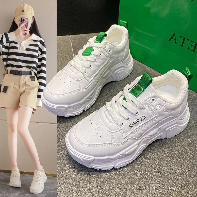 Versatile Casual Shoes Trendy Sports Sneakers For Women