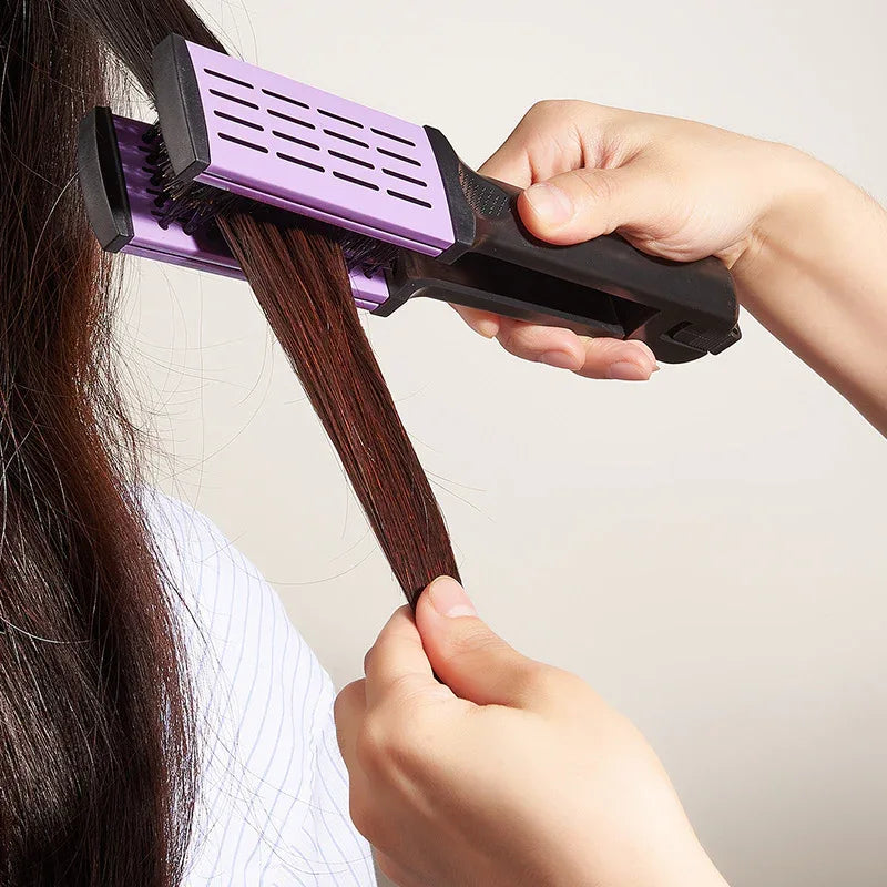V Clip Straight Roll Hair Straightener