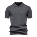 Men's Woolen Summer Short Sleevee Polo Shirt