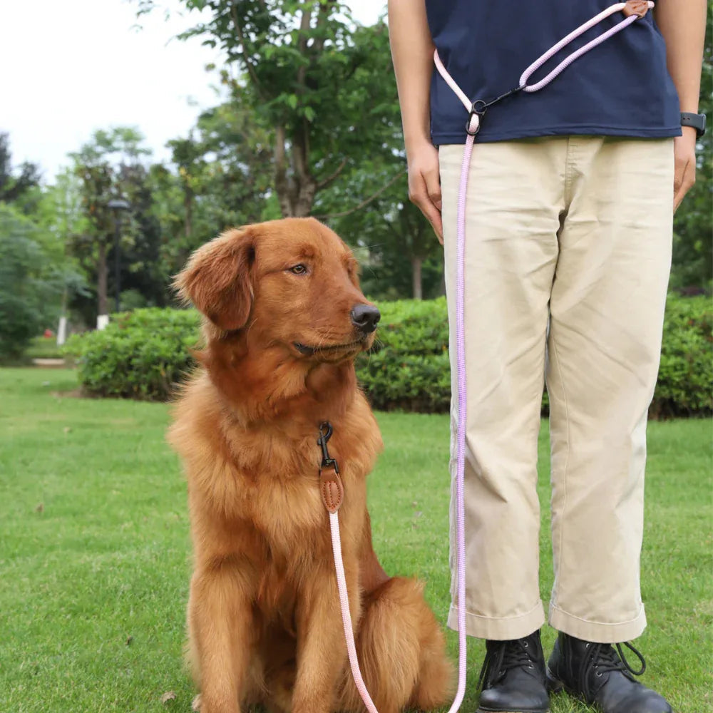 Pet Dog Cat Walking Multi-Purpose Reflective Rope Leash