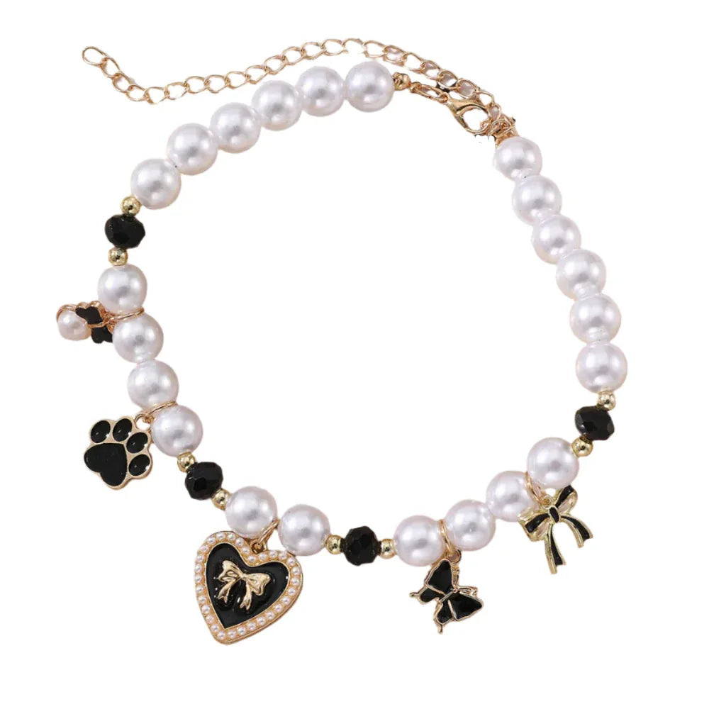 Pearl Pet Cat Dog Necklace