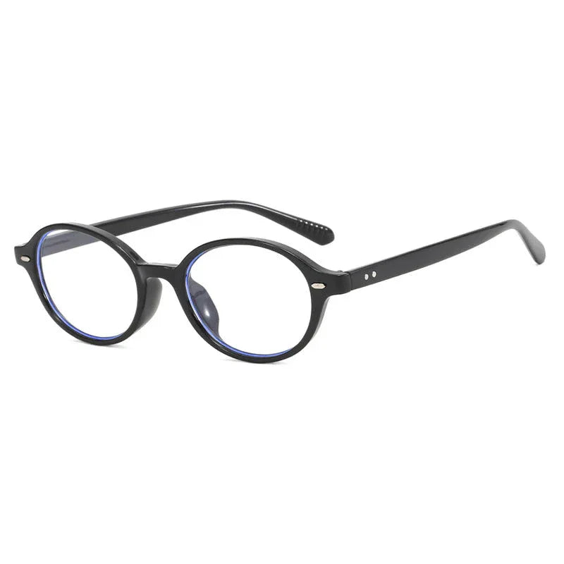 Women's Fashion Retro Literary Plain Glasses