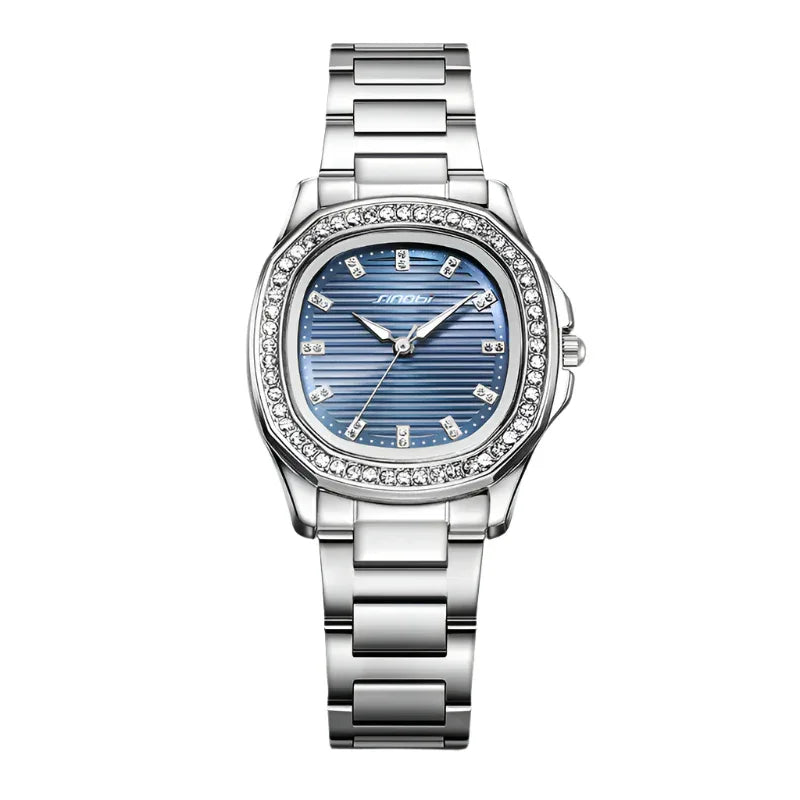 Women's Waterproof Diamond-Studded Quartz Watch
