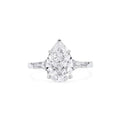 S925 Sterling Silver Platinum Plated Ring