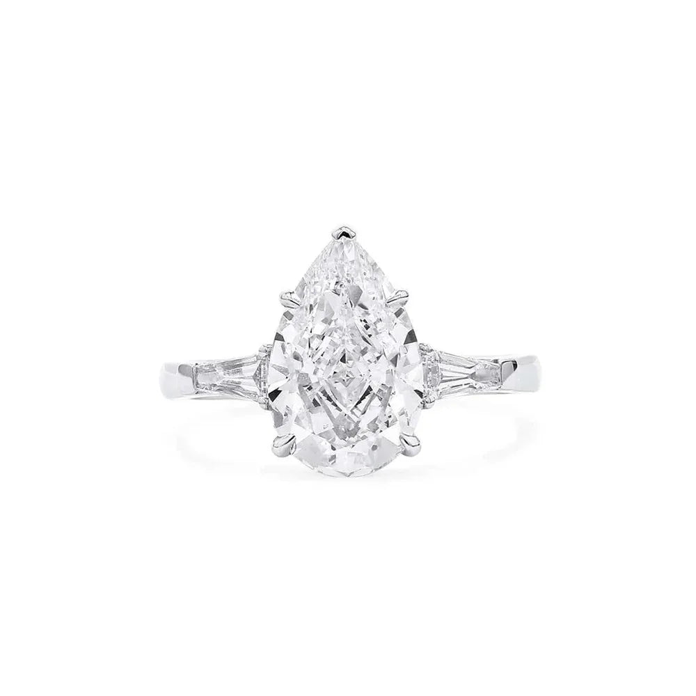 S925 Sterling Silver Platinum Plated Ring