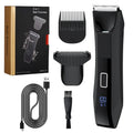 Men's Body Hair Armpit Chest Beard Private Parts Groin Pubic Hair IPX7 Waterproof Trimmer