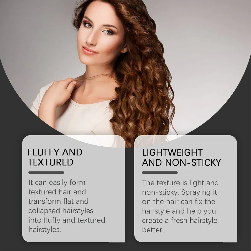 Hair Styling Sea Salt Spray For Fluffy Shining And Healthy Hair