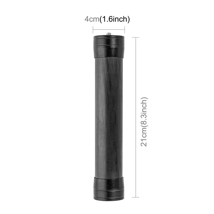 PULUZ 21 cm Kolfiber Förlängningsarm / Einbeinstativ