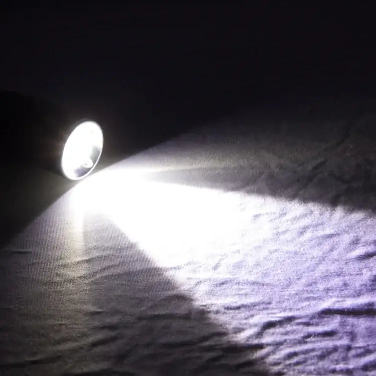 Cree Q5 LED Ficklampa med Zoom – 3 Ljuslägen och 180LM – Kompakt 18650-modell