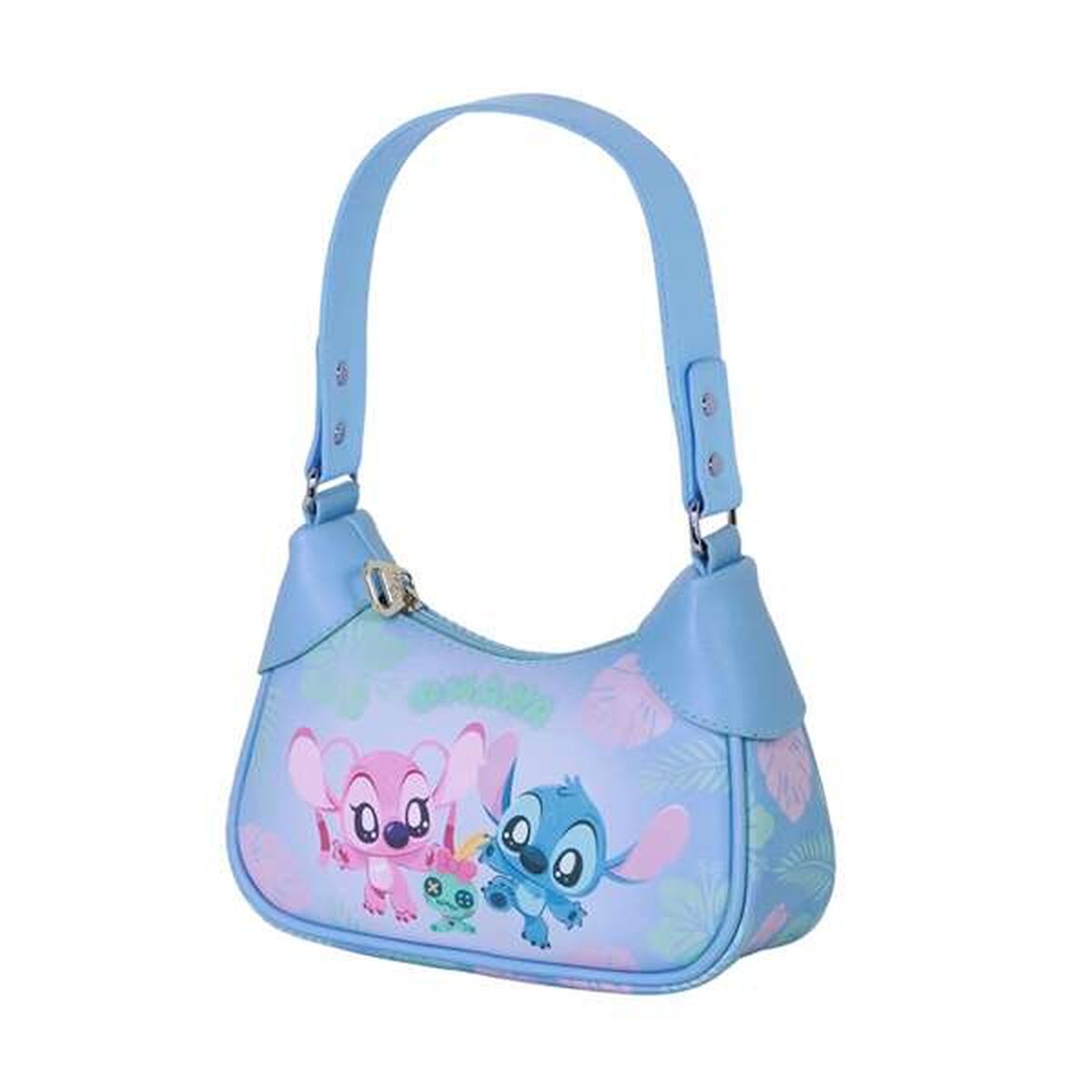 Barnaxelväska Lilo & Stitch, blå, med innerfoder