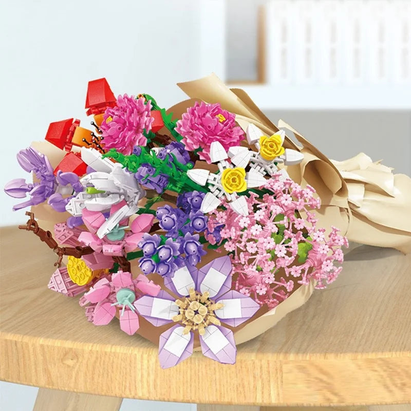 Flower Bouquet Building Block Advent Calendar 2025 – 24 Days of Festive Surprises