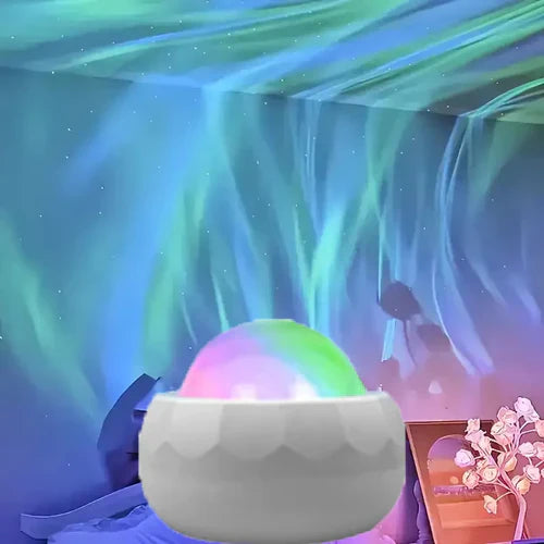 Norrsken Stjärnhimmel Projektorlampa LED Atmosfärsljus Natt