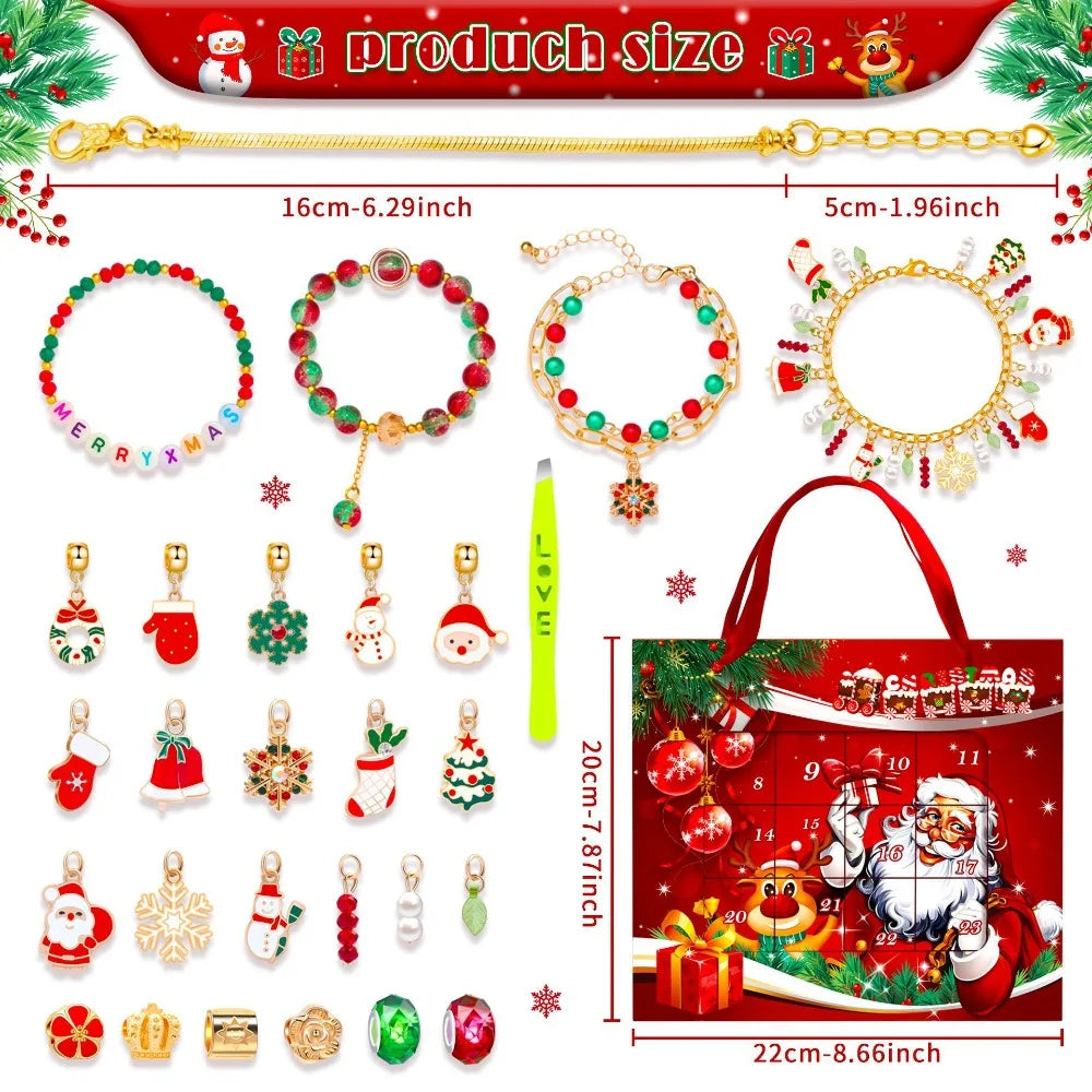 DIY-Armband-Adventskalender 2025 – 24 Tage voller Schmucküberraschungsboxen