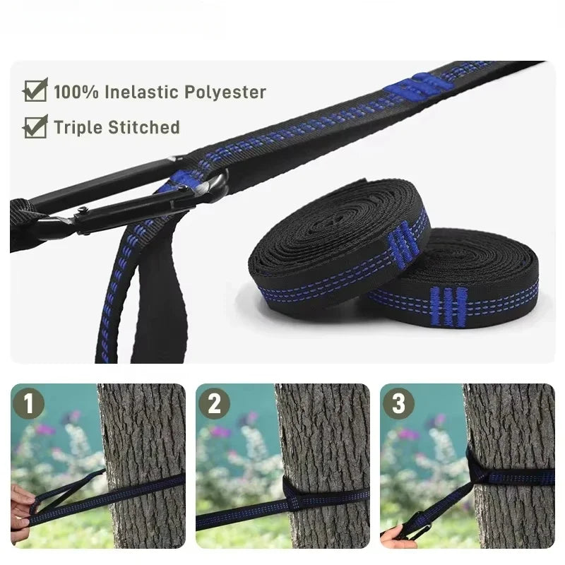 Camping Hammock with mosquito net and tarp