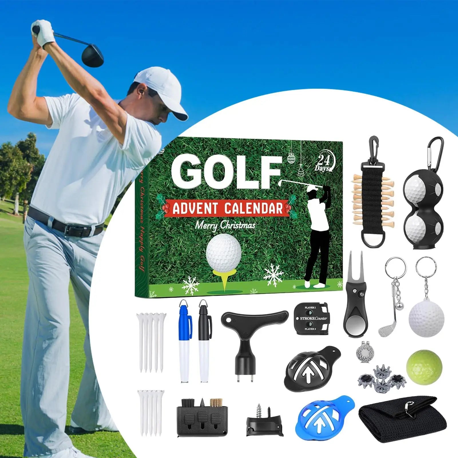 Golf-Adventskalender – 24 Tage voller Golf-Sets &amp; Zubehör