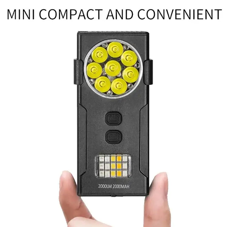 Magnetisk Mini Arbetslampa med Multiljus & Typ-C – Kompakt, kraftfull och bärbar