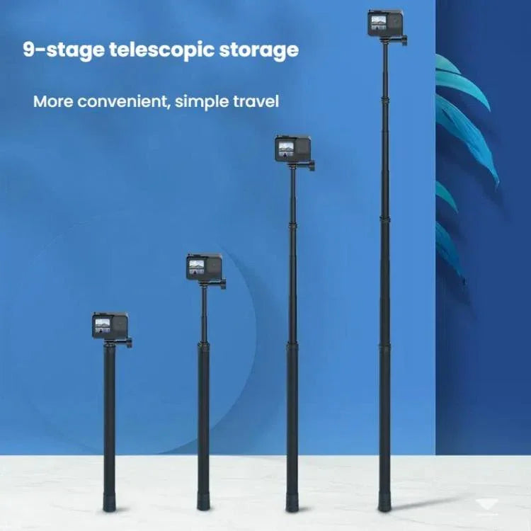TELESIN Gen 2 2,7 m Kolfiber Selfie Stick