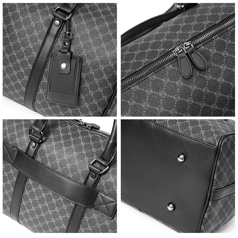 Weekendbag im Premium-Läderlook – Elegant und Rymlig Reseväska