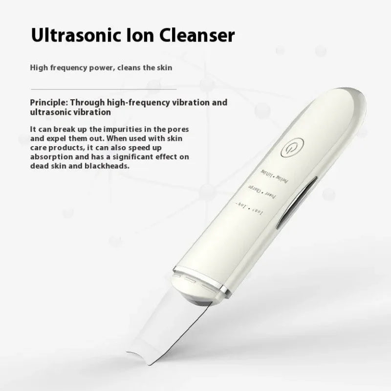Ultrasonic Cleansing Ion Input And Output Instrument Pore Cleaning Blackhead Removal