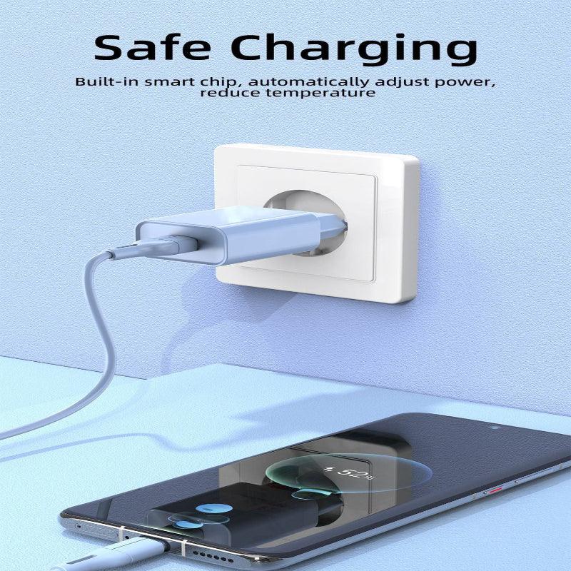 QC3.0 USB Charging EU Plug