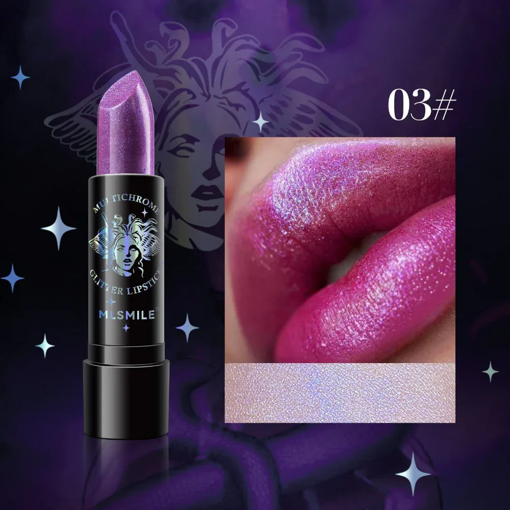 Ladies Pearl Sparkly Vibrant Lipstick