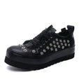 Niche Design Leather Canvas Breathable Handmade Shoes